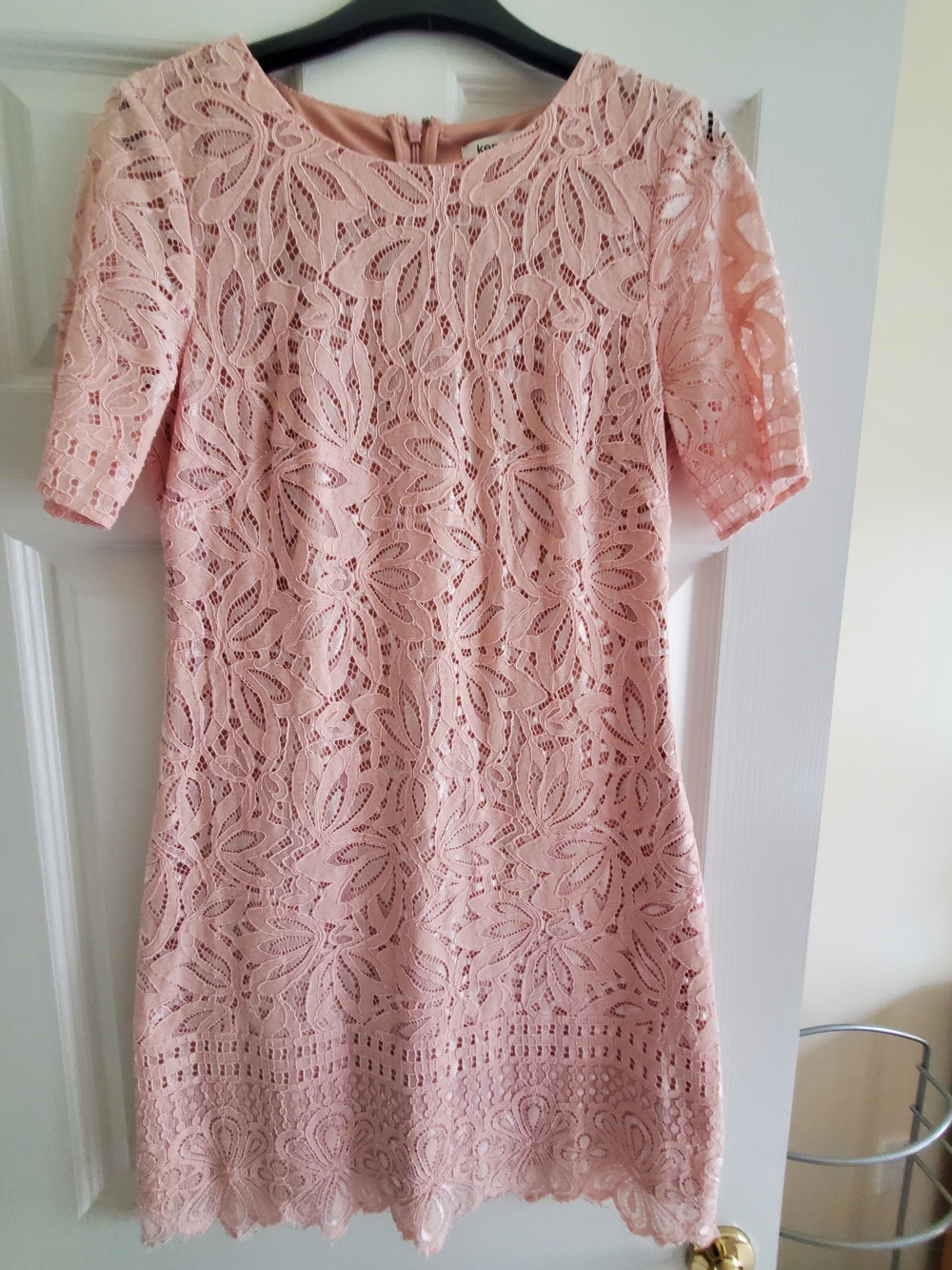 Kensie Blush Lace Mini Dress - Picture 4 of 9
